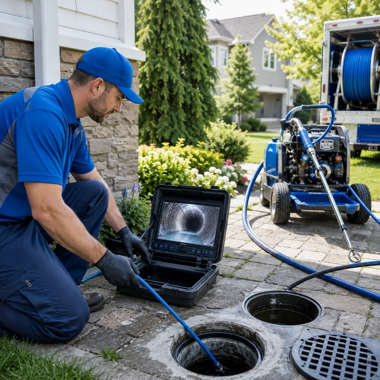 Outdoor drain cleaning professionals serving Avoca, WI